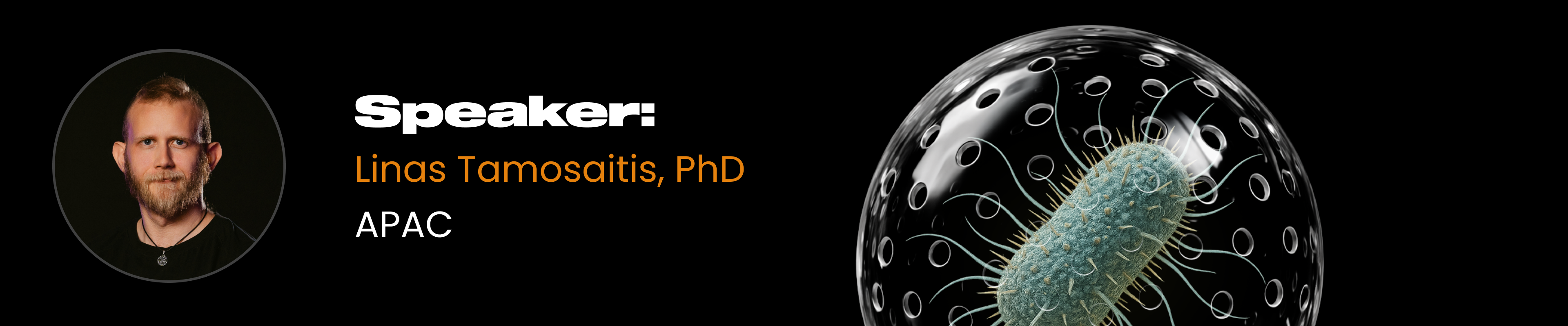 Webinar speaker: Linas Tamošaitis, PhD, Senior Field Application Scientist at Atrandi Biosciences